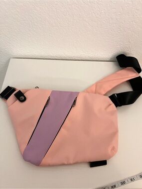 Peak Carry Pink Sling Bag Crossbody Chest Bag Travel Everyday Carry Adjustable